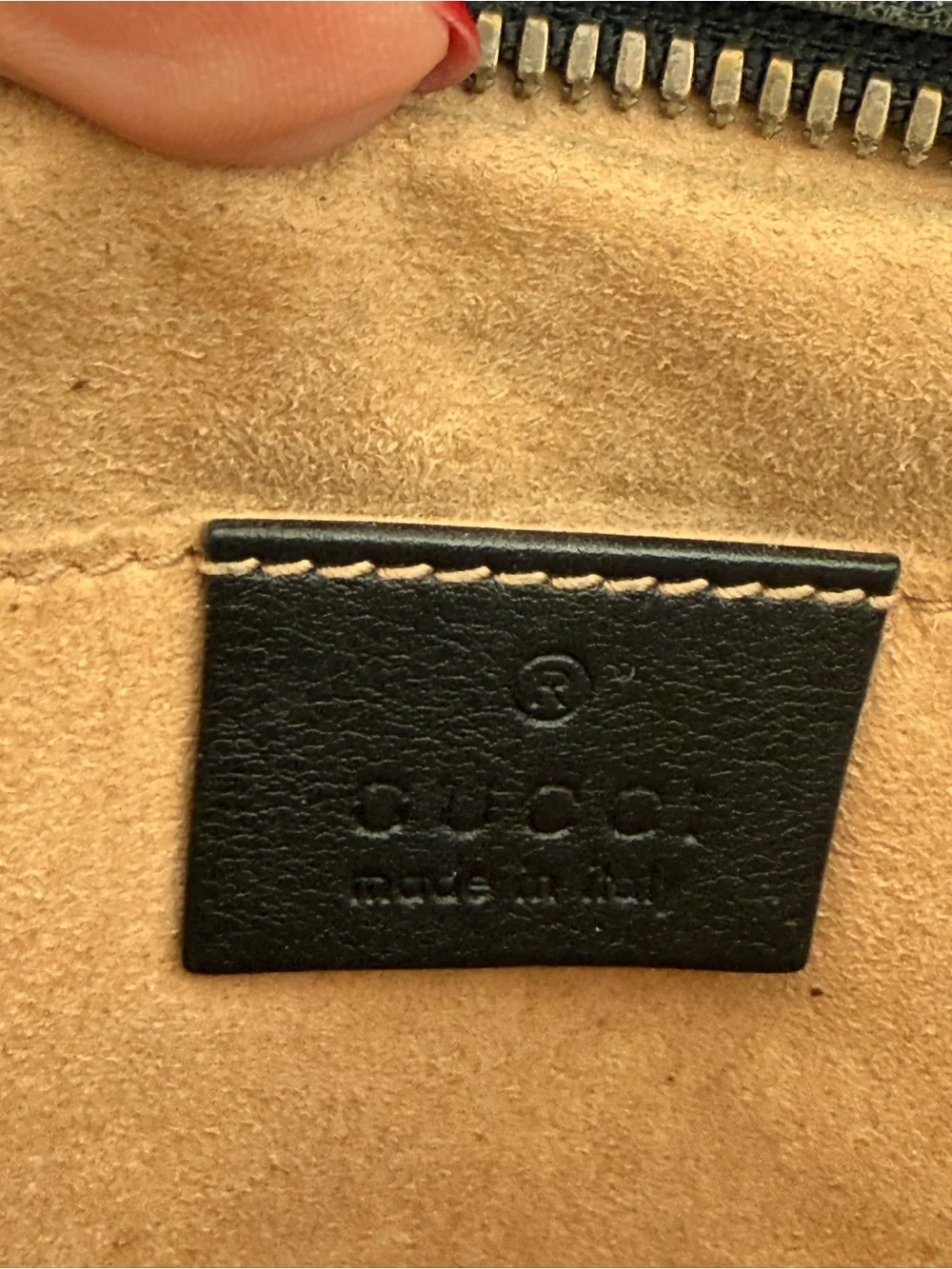 Gucci Black Quilted Chevron Leather Crossbody with Gold GG